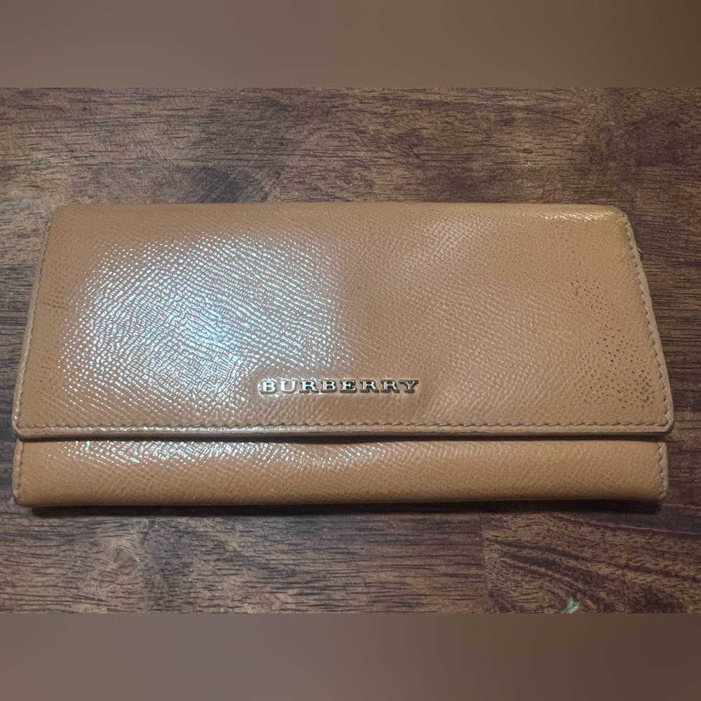 Burberry Tan Leather Wallet